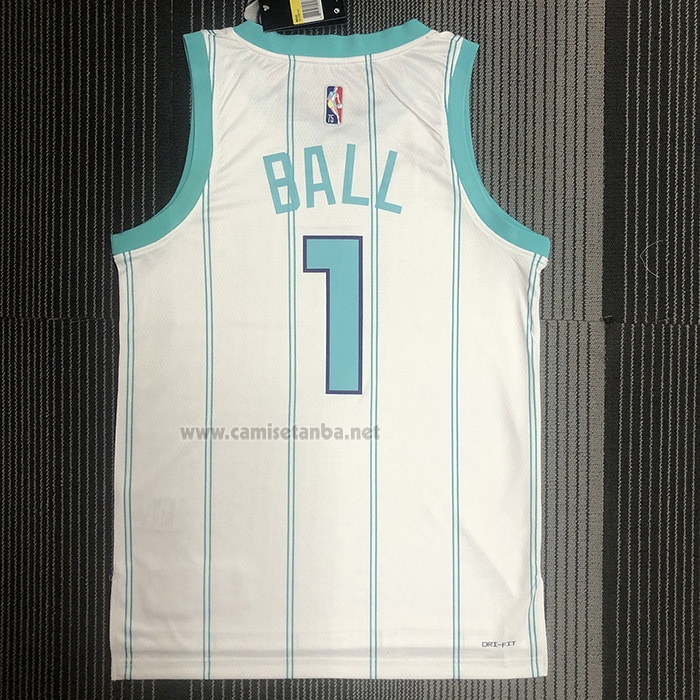Camiseta Charlotte Hornets LaMelo Ball #1 Association 2022-23 Blanco